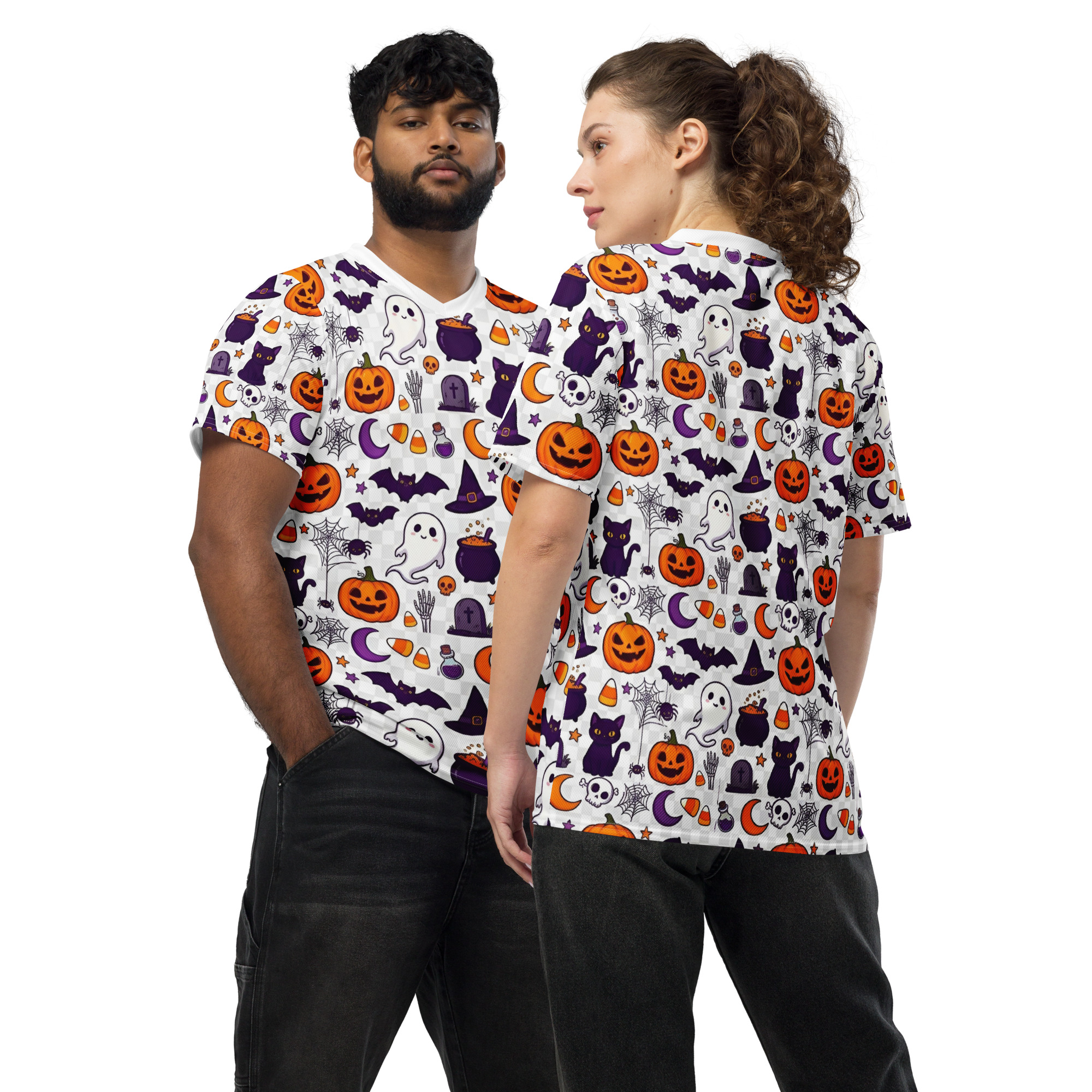 Maglietta unisex all over halloween
